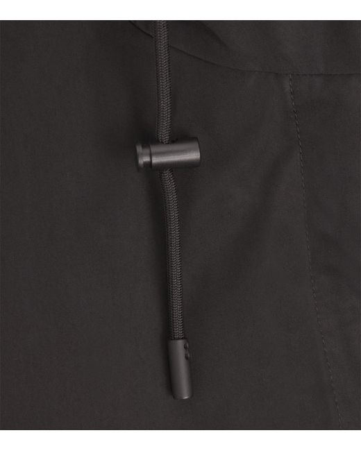 Yves Salomon Black Down-Coyote-Rabbit Parka Jacket