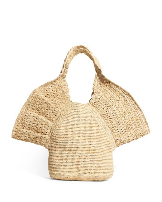 Zimmermann Natural Raffia Tote Bag