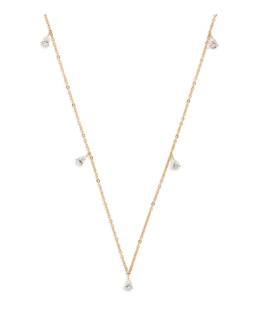 Harrods Metallic And Diamond Necklace