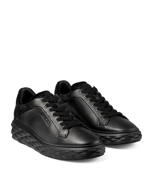 Jimmy Choo Black Diamond Maxi Low-top Sneakers for men
