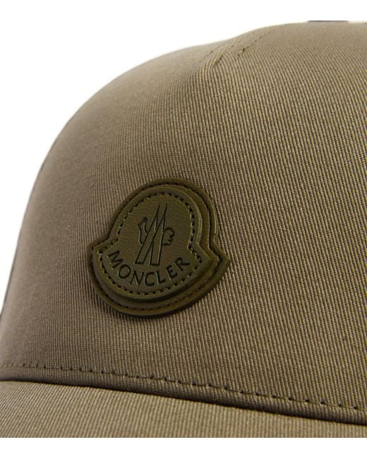 Moncler Green Logo Baseball Cap for men