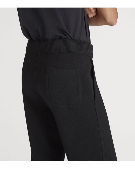 Dunhill Black Cotton-Cashmere Sweatpants for men