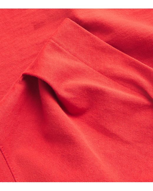 Rag & Bone Red Cotton Cropped Mica Tank Top