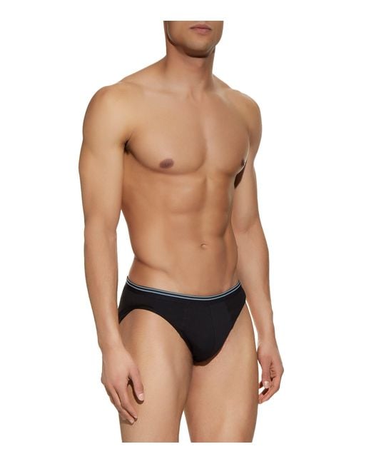Zimmerli of Switzerland Black 172 Pure Comfort Hipster Briefs for men