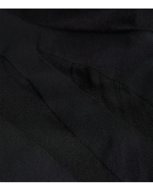 Wolford Black Sheer Opaque Mini Dress