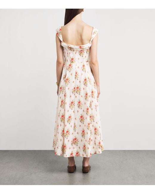 Doen Metallic Organic Cotton Clea Midi Dress