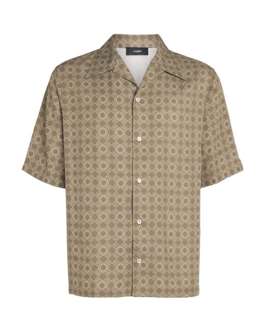 Amiri Natural Ma Quad Short-Sleeve Shirt for men