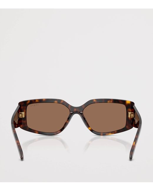 Vogue Brown Acetate Vo5642Su Rectangle Sunglasses