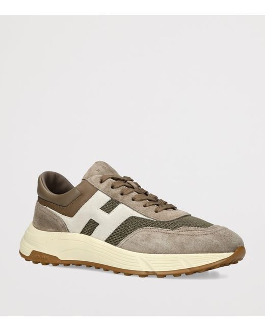 Hogan Natural Suede Hyperlight Sneakers for men