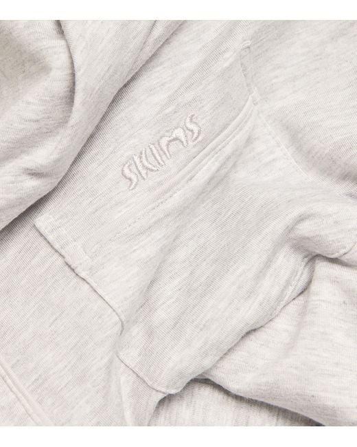Skims White Sleep Long-Sleeve Pyjama Set