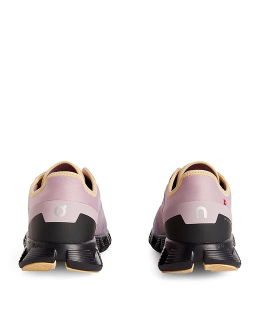 On Shoes Pink Cloud X 3 Ad Trainers