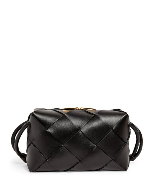 Bottega Veneta Black Cassette Cross-Body Bag