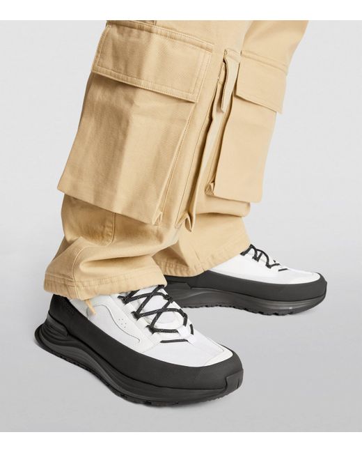 Canada Goose Black Suede Glacier Trail Sneakers for men