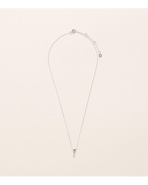 Astrid & Miyu Natural And Topaz Heart Necklace