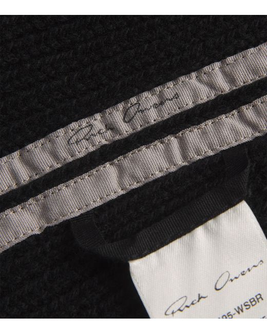 Rick Owens Black Cashmere-Wool Beanie for men