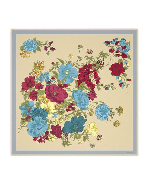 Weekend by Maxmara Natural Silk Floral Scarf