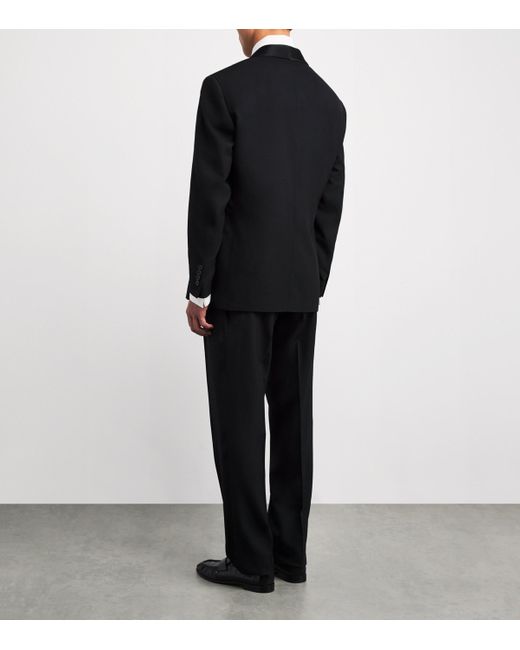 Polo Ralph Lauren Black Wool Barathea Shawl Collar 2-Piece Tuxedo for men