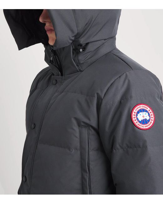 Canada Goose Gray Wyndham Parka Jacket for men