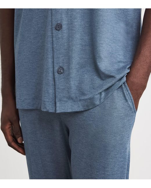 Hanro Blue Casuals Lounge Trousers for men