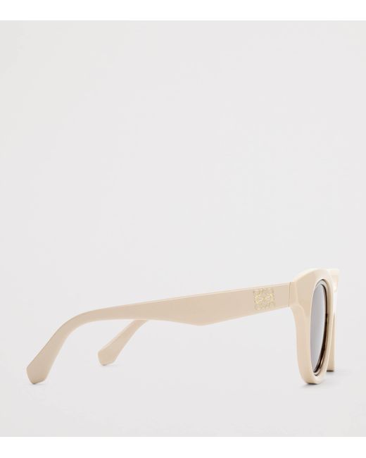 Loewe Brown Mini Anagram Butterfly Sunglasses
