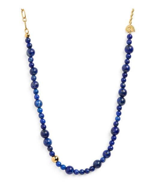 Anni Lu Blue Plated Deep Necklace