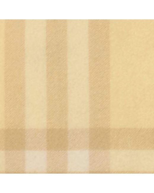 Burberry Metallic Cashmere Check Scarf