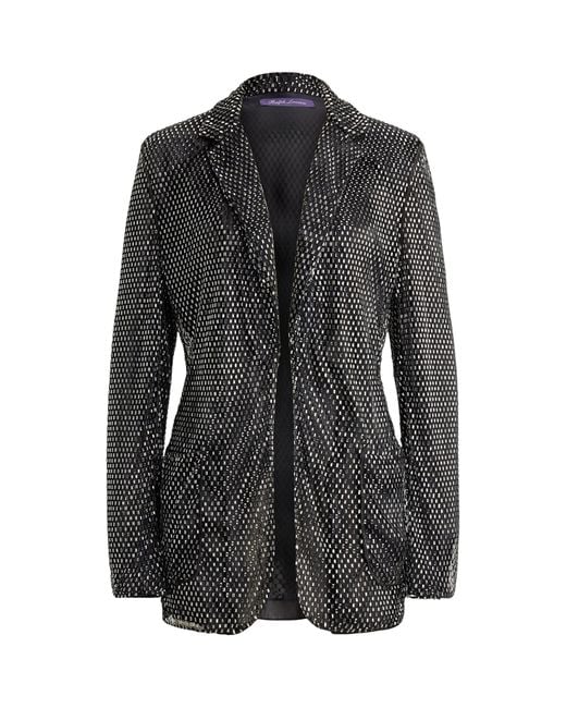 Ralph Lauren Black Embellished Brynn Jacket