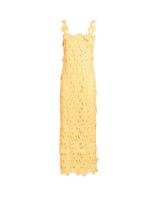 Jonathan Simkhai Metallic Embroidered Sequin Marenna Maxi Dress