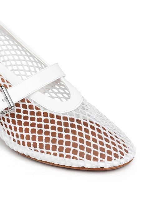 Alaïa White Mesh Babies Pumps 55