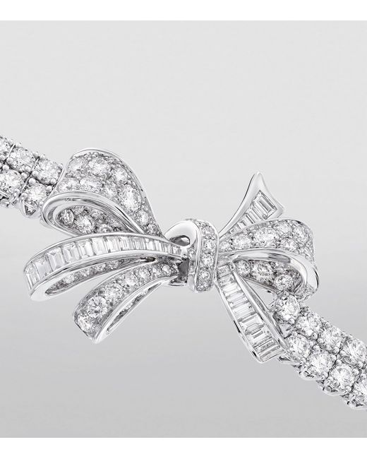 Graff White And Diamond Tilda's Bow Bracelet
