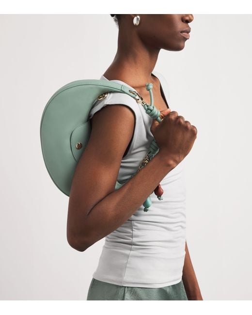 Longchamp Green Medium Leather Le Pliage Xtra Shoulder Bag