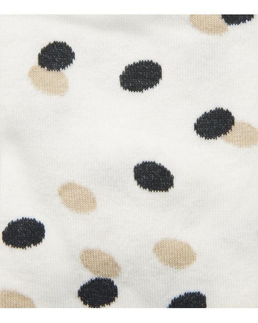 Paul Smith White Polka Dot Socks for men