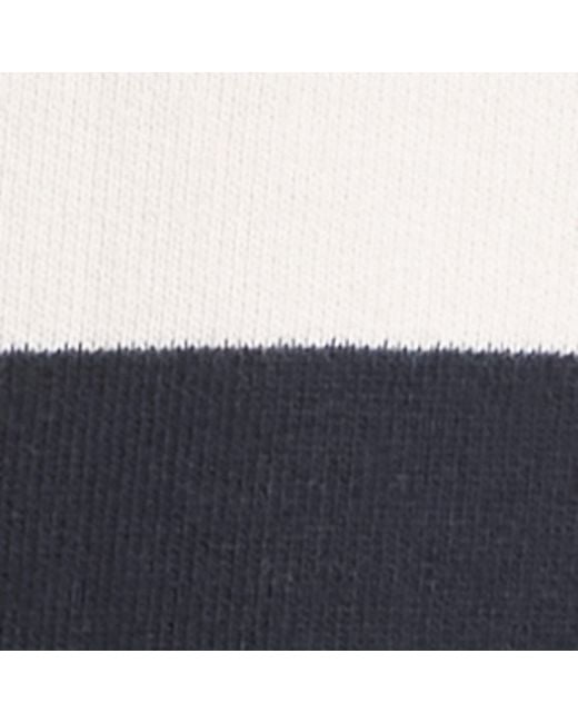 Barbour Blue Cotton Stripe Aylesby Sweatshirt