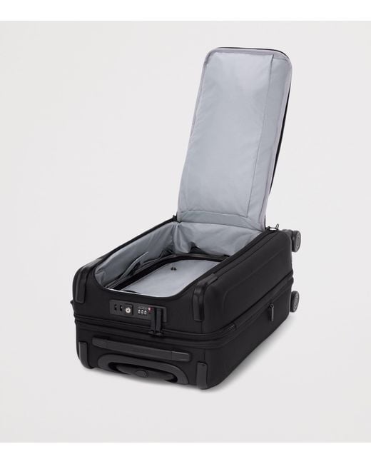Tumi Black Alpha 4 Dual Access Expandable Cabin Suitcase