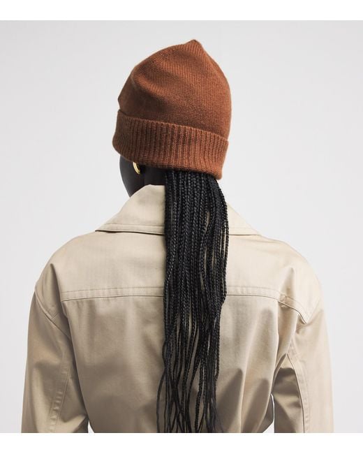 Joseph Brown Cashmere Chia Beanie Hat
