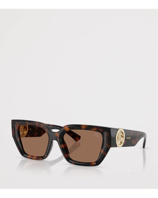 Burberry Brown Injected Be4472U Square Sunglasses