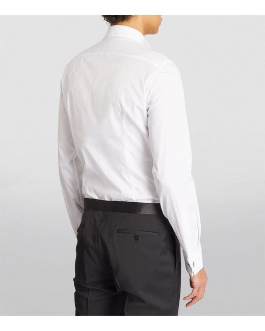 Pal Zileri White Wingtip-collar Shirt for men
