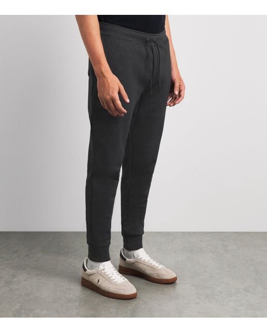 Polo Ralph Lauren Black Knitted Polo Pony Sweatpants for men