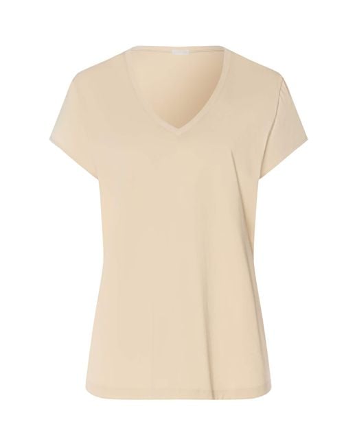 Hanro Natural Organic Cotton V-Neck T-Shirt