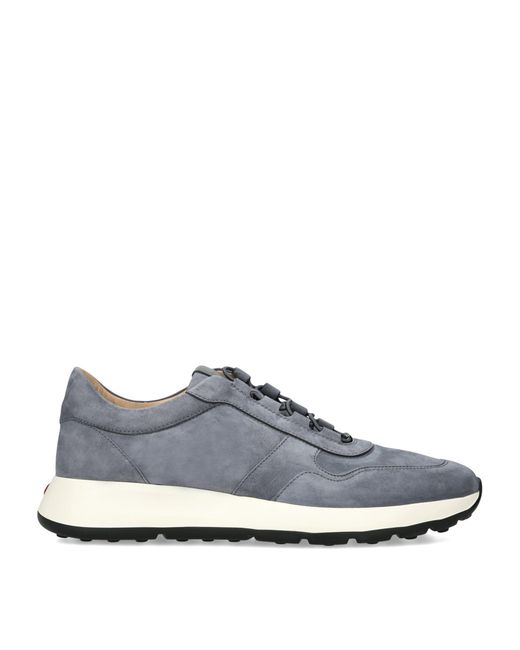 Tod's Blue Leather Allacciato 79K Sneakers for men