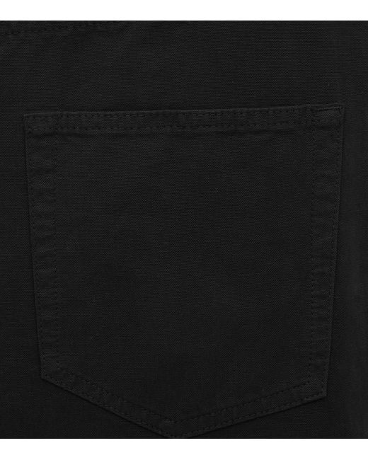 Saint Laurent Black Denim Bermuda Shorts for men