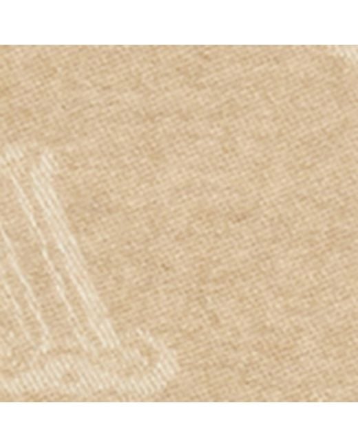 Max Mara Natural Cashmere Monogram Scarf
