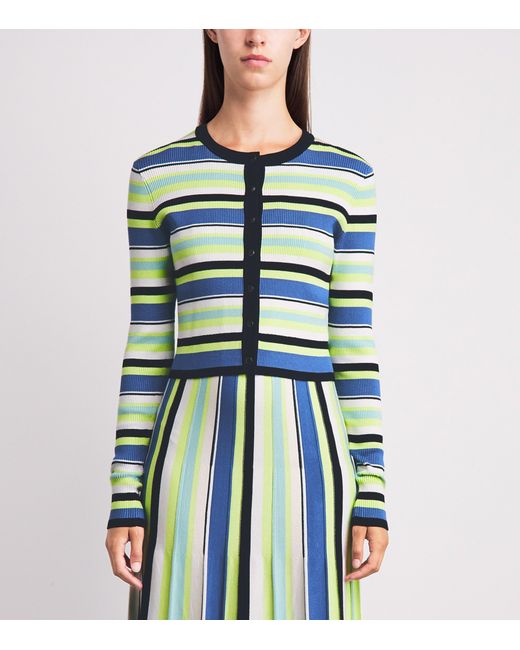 Toccin Green Cropped Zoe Cardigan