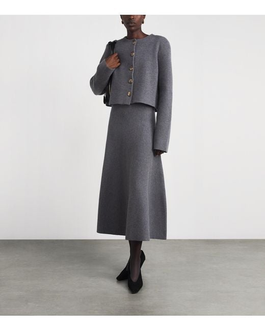 Brandon Maxwell Gray Virgin Wool Ryder Jacket
