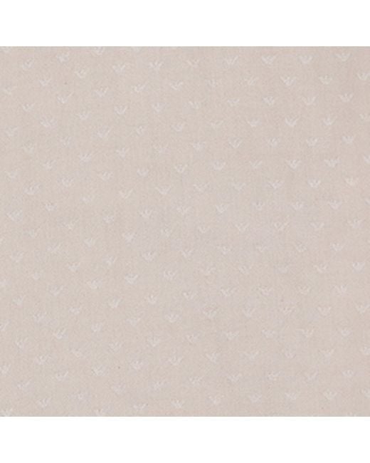 Emporio Armani Natural Cotton-Blend Jacquard Logo Scarf for men