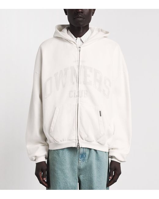 Represent White Cotton Owners Club Hoodie for men