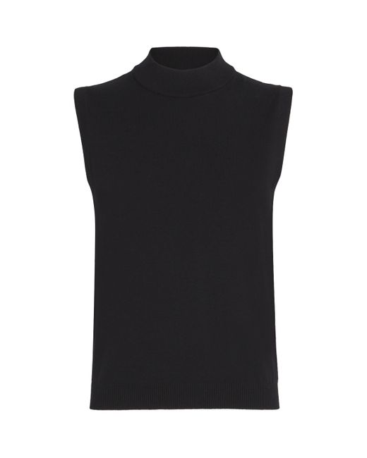 Weekend by Maxmara Black Knitted Tank Top