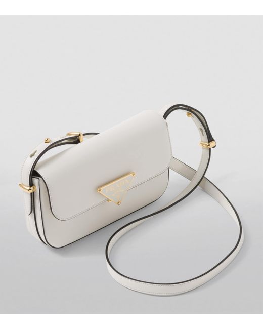 Prada bags white leather online