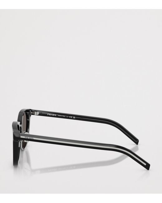 Prada Gray Pr C01Sd Cat-Eye Sunglasses for men