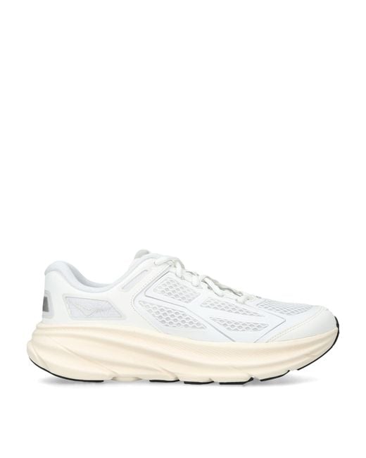 Hoka One One White Clifton One9 Sneakers for men